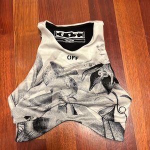 OFF WHITE crop top Small